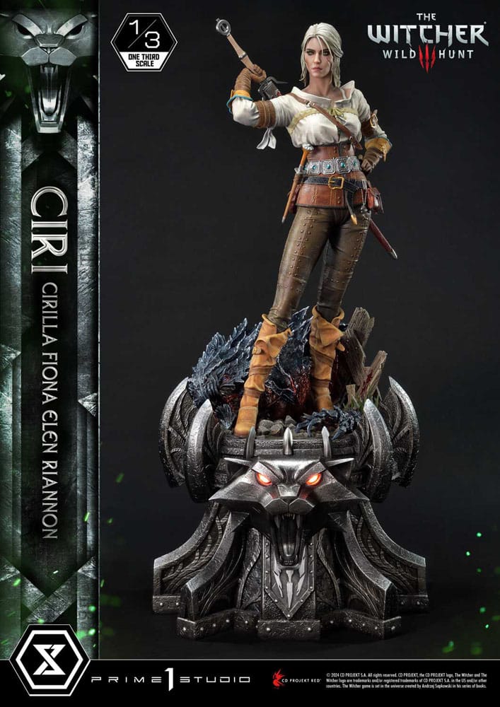 Ciri Fiona Elen Riannon The Witcher 3: Wild Hunt Museum Masterline Bonus Version 1/3 Figurka 81 cm - Image 20