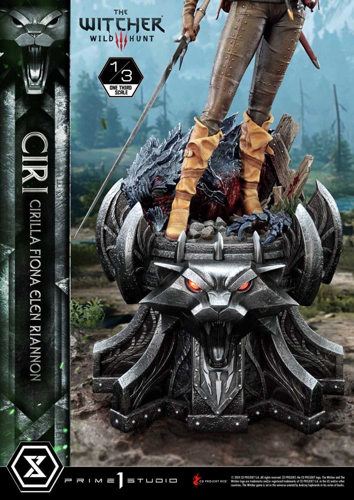 Ciri Fiona Elen Riannon The Witcher 3: Wild Hunt Museum Masterline Bonus Version 1/3 Figurka 81 cm - Image 25