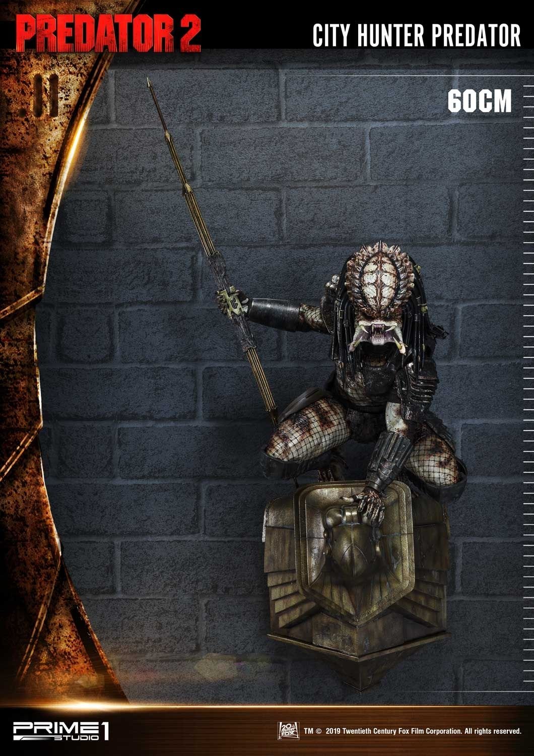 City Hunter Predator 2 3D Wall Art Exclusive Edition Figurka 79 cm - Image 3