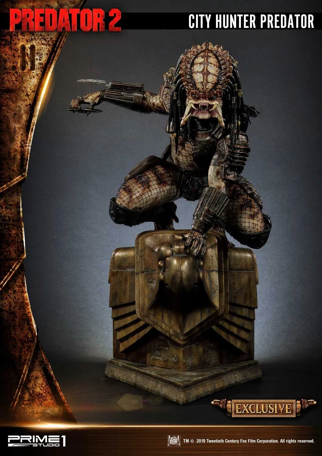 City Hunter Predator 2 3D Wall Art Exclusive Edition Figurka 79 cm - Image 6