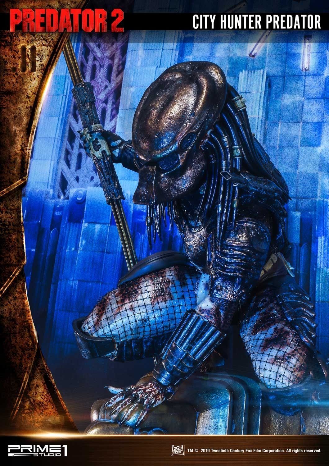 City Hunter Predator 2 3D Wall Art Exclusive Edition Figurka 79 cm - Image 7