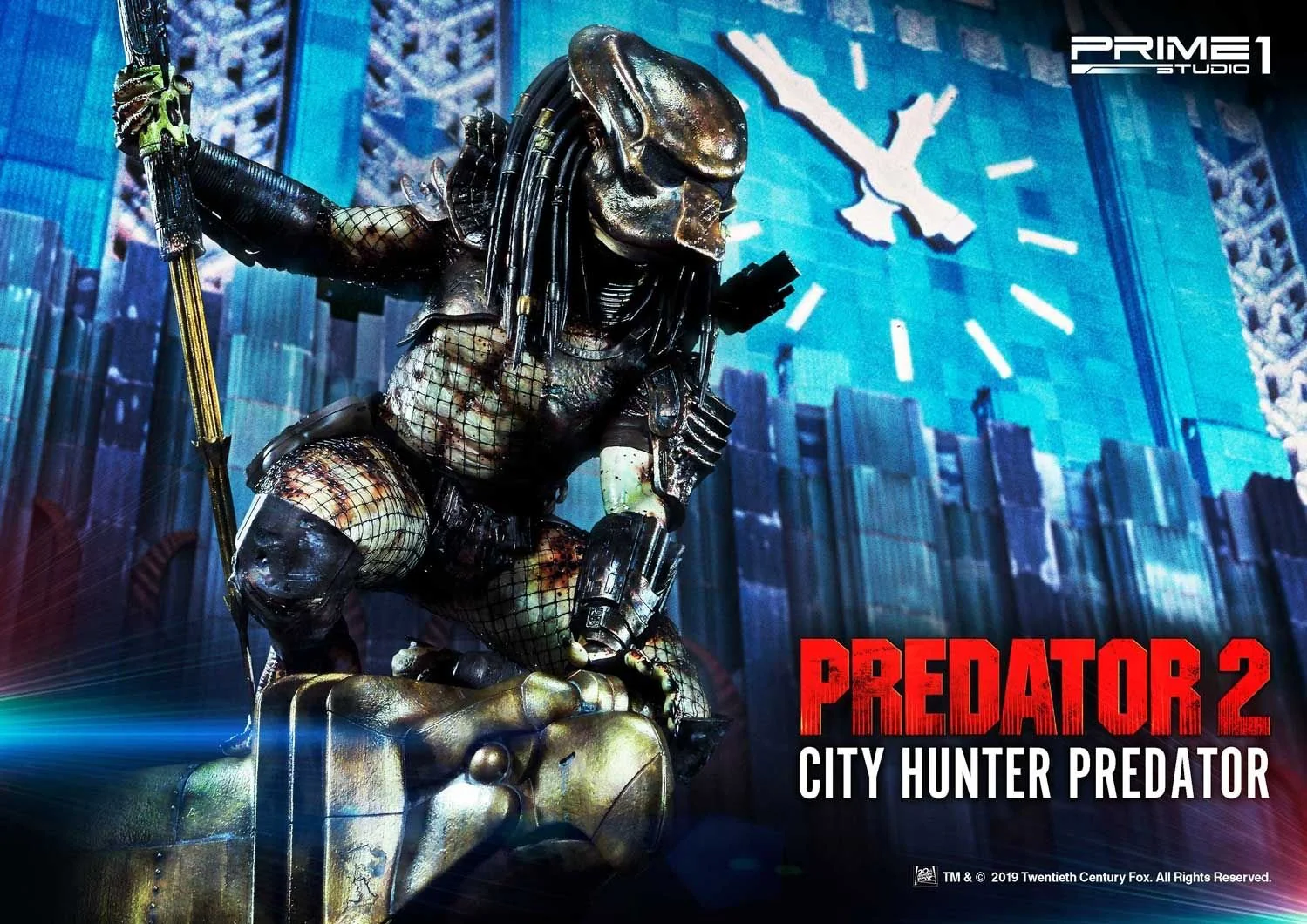 City Hunter Predator 2 3D Wall Art Exclusive Edition Figurka 79 cm - Image 8