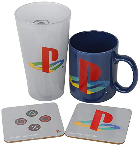 Classic Zestaw Prezentowy Kubek + Szklanka + Podkładki Playstation - Image 3