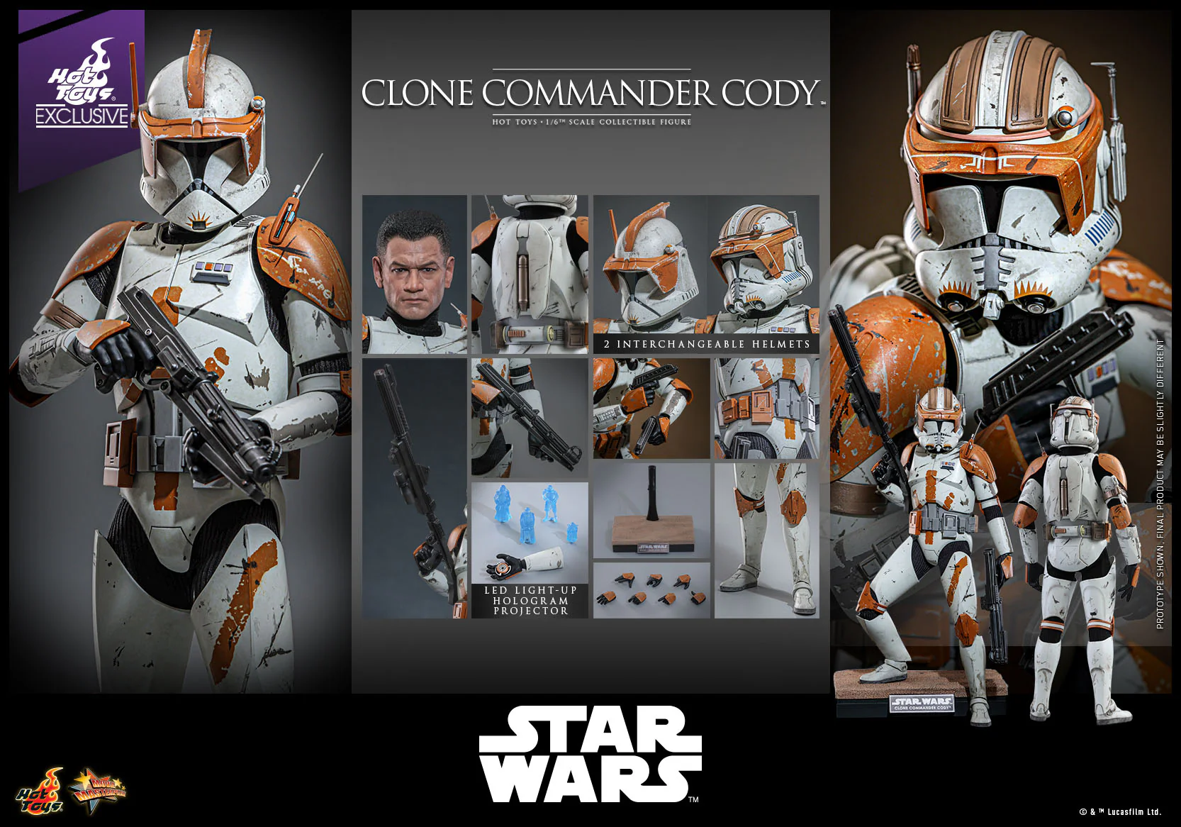 Clone Commander Cody Star Wars: Episode III - Revenge of the Sith 1/6 Hot Toys Exclusive Figurka 30 cm - Image 19