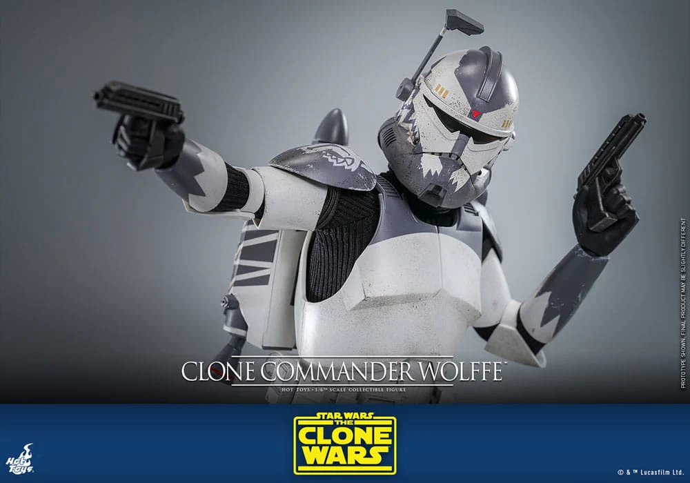 Clone Commander Wolffe Star Wars: The Clone Wars 1/6 Figurka 30 cm - Image 11