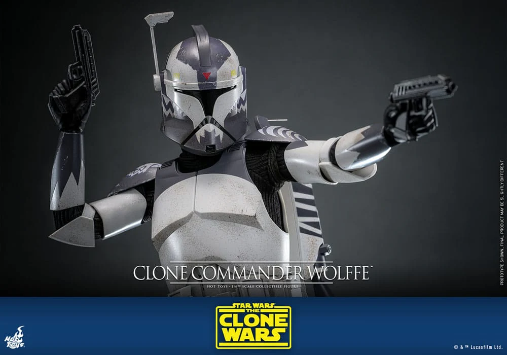 Clone Commander Wolffe Star Wars: The Clone Wars 1/6 Figurka 30 cm - Image 12