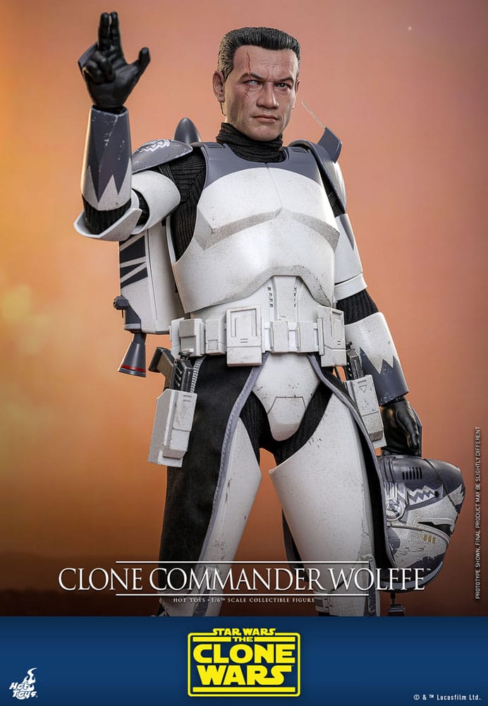 Clone Commander Wolffe Star Wars: The Clone Wars 1/6 Figurka 30 cm - Image 3