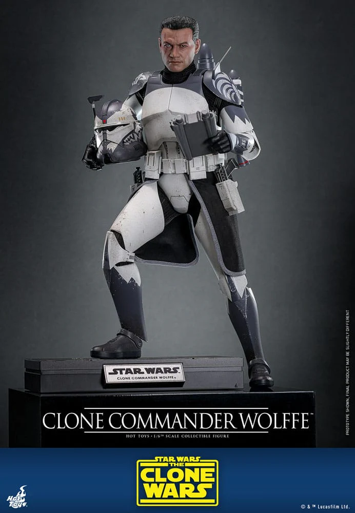 Clone Commander Wolffe Star Wars: The Clone Wars 1/6 Figurka 30 cm - Image 5