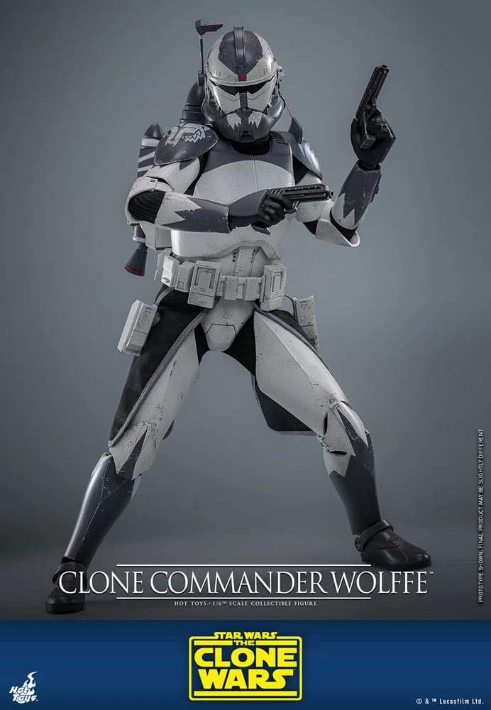 Clone Commander Wolffe Star Wars: The Clone Wars 1/6 Figurka 30 cm - Image 7
