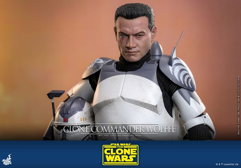 Clone Commander Wolffe Star Wars: The Clone Wars 1/6 Figurka 30 cm - Image 9