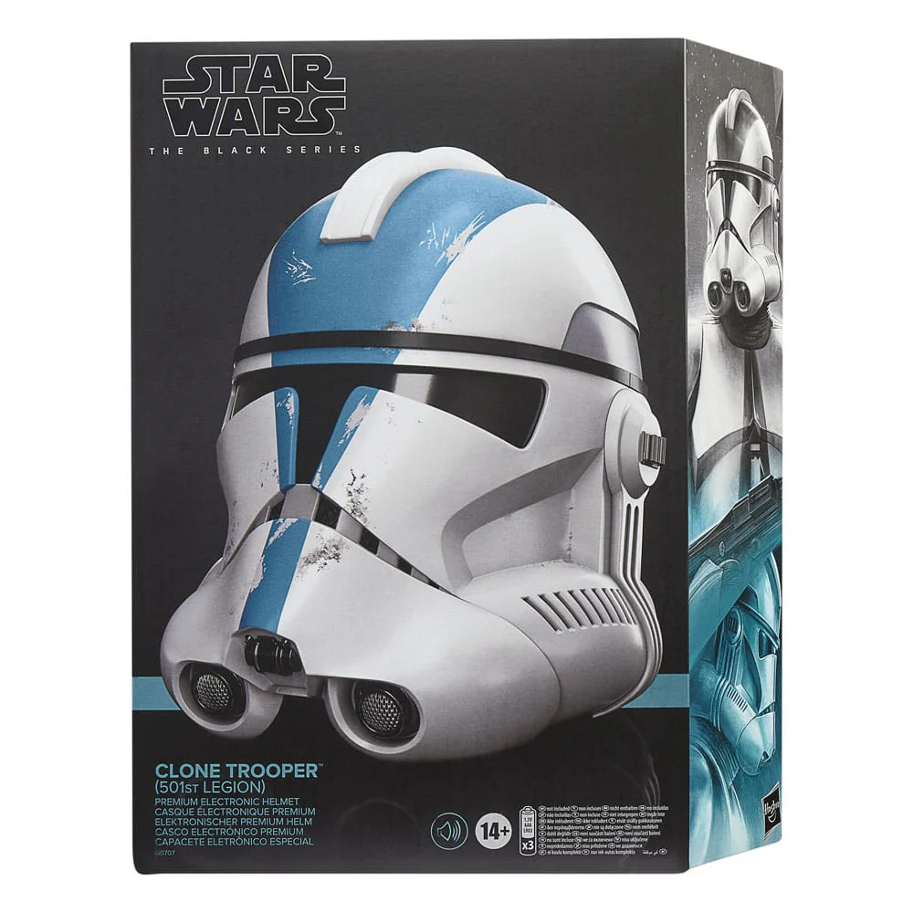 Clone Trooper 501st Legion Star Wars: Ahsoka Black Series Electronic Helmet 1/1 Replika - Image 10