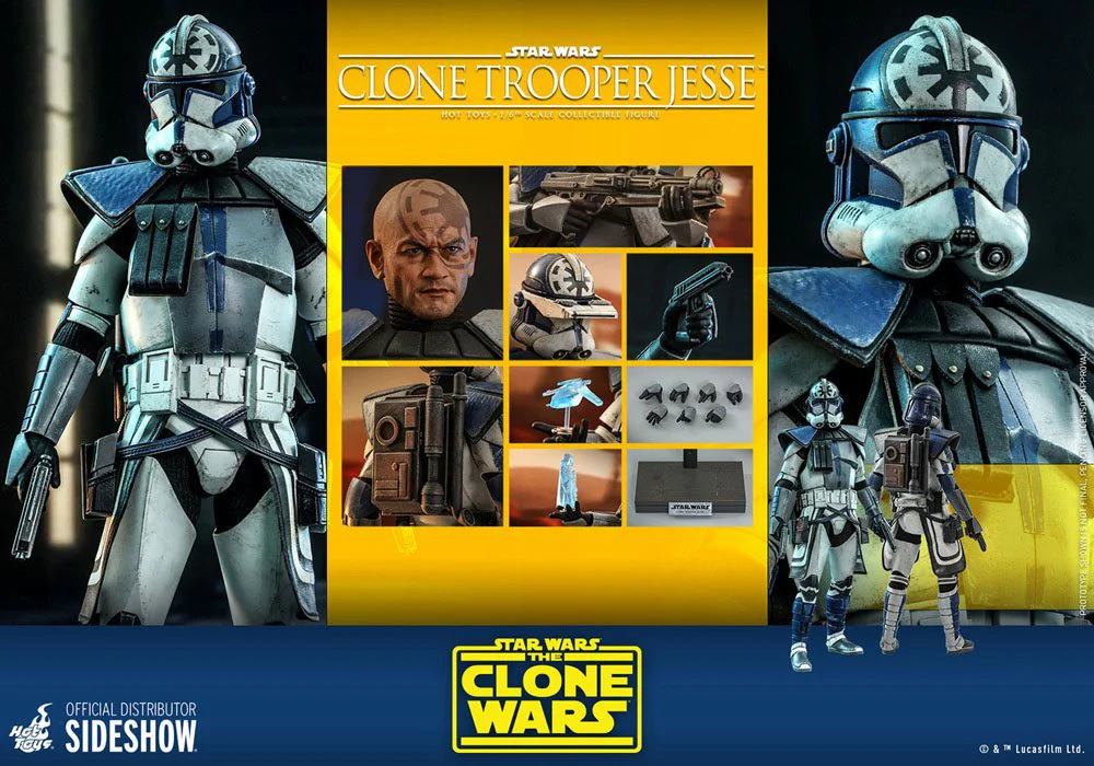 Clone Trooper Jesse Star Wars: The Clone Wars 1/6 Figurka 30 cm - Image 16