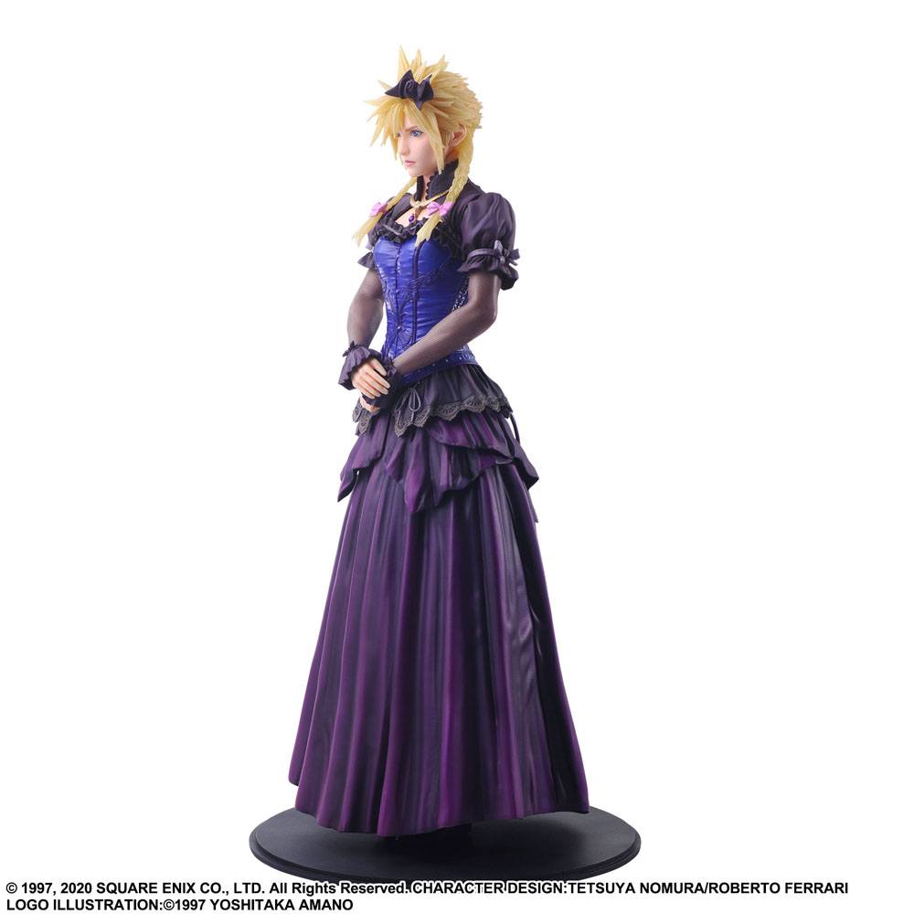 Cloud Strife Dress Ver. Final Fantasy VII Remake Static Arts Gallery Figurka 28 cm - Image 2