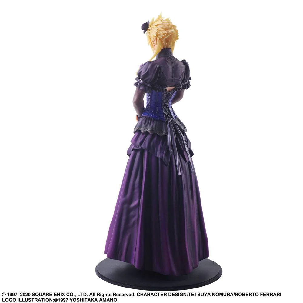 Cloud Strife Dress Ver. Final Fantasy VII Remake Static Arts Gallery Figurka 28 cm - Image 3