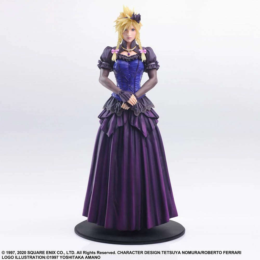 Cloud Strife Dress Ver. Final Fantasy VII Remake Static Arts Gallery Figurka 28 cm - Image 5