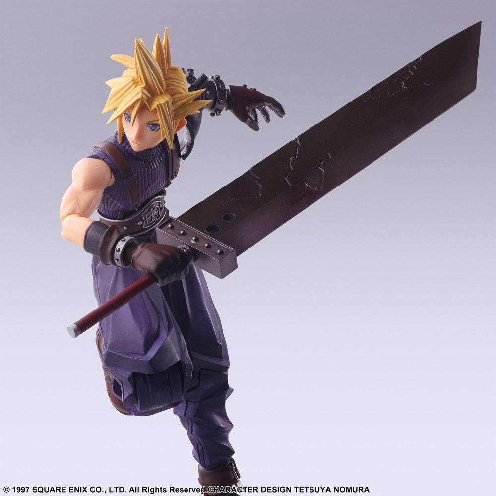 Cloud Strife Final Fantasy VII Bring Arts Figurka 15 cm - Image 12