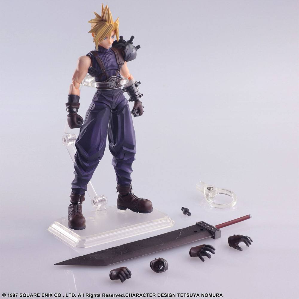 Cloud Strife Final Fantasy VII Bring Arts Figurka 15 cm - Image 13