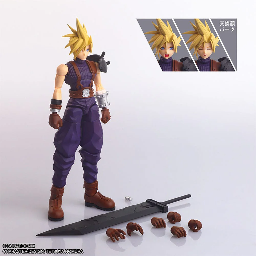 Cloud Strife Final Fantasy VII Structure Arts Plastic Model Kit 16 cm - Image 7