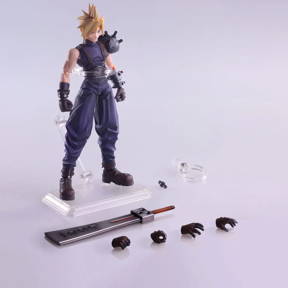Cloud Strife Hardedge Ver. Final Fantasy VII Bring Arts Figurka 15 cm - Image 9