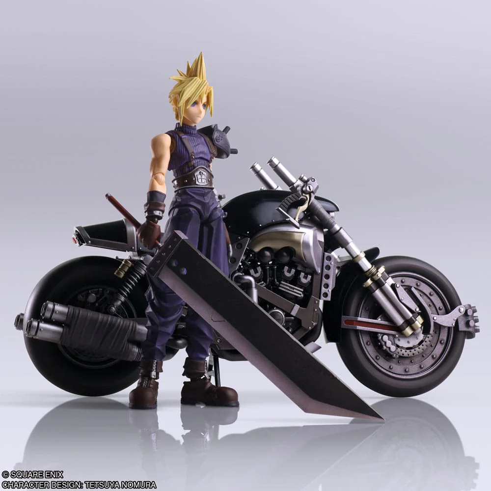 Cloud Strife & Hardy-Daytona Final Fantasy VII Bring Arts Figurka 15 cm - Image 5