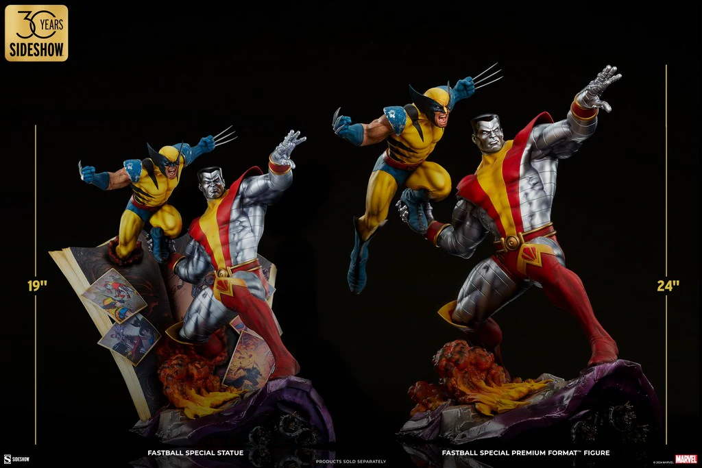 Colossus and Wolverine Fastball Special Marvel Premium Format 1/4 Figurka 61 cm - Image 6