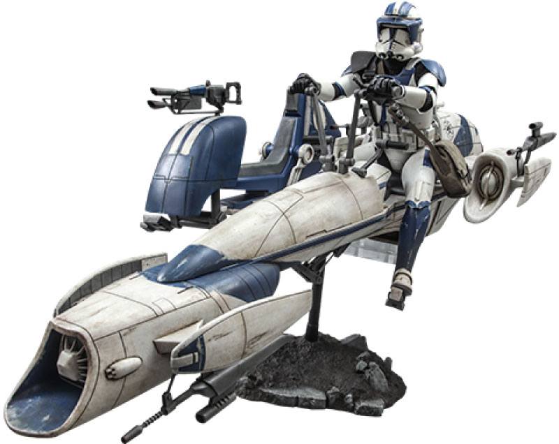 Commander Appo & BARC Speeder Star Wars The Clone Wars 1/6 Figurka 30 cm