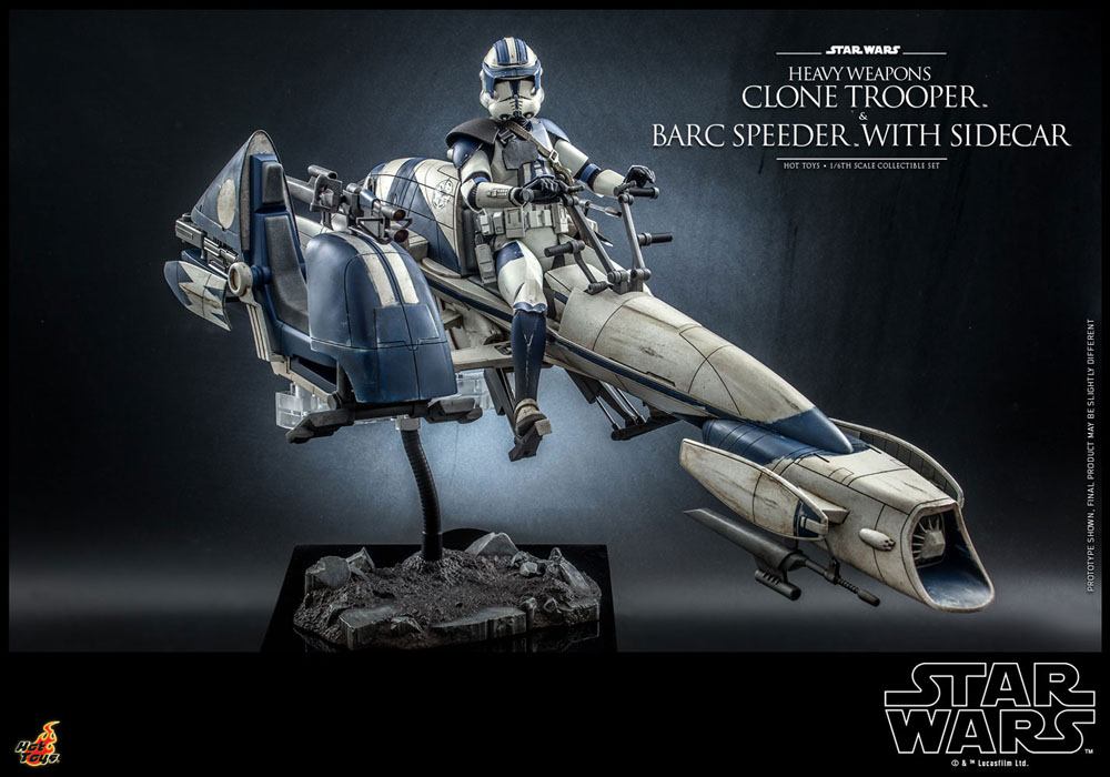 Commander Appo & BARC Speeder Star Wars The Clone Wars 1/6 Figurka 30 cm - Image 4