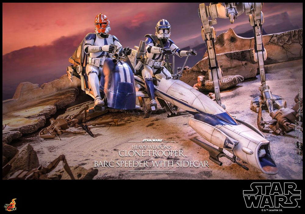 Commander Appo & BARC Speeder Star Wars The Clone Wars 1/6 Figurka 30 cm - Image 6