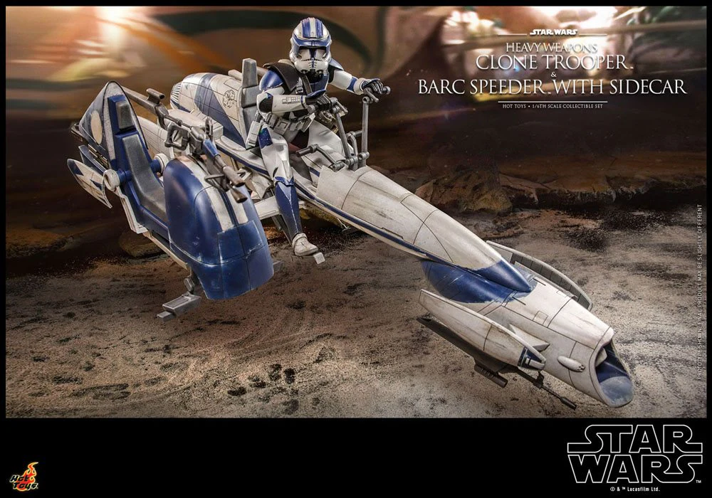 Commander Appo & BARC Speeder Star Wars The Clone Wars 1/6 Figurka 30 cm - Image 7