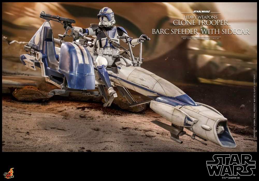 Commander Appo & BARC Speeder Star Wars The Clone Wars 1/6 Figurka 30 cm - Image 8