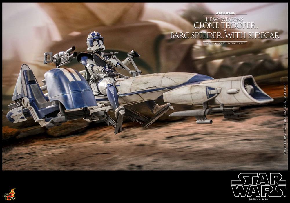 Commander Appo & BARC Speeder Star Wars The Clone Wars 1/6 Figurka 30 cm - Image 9