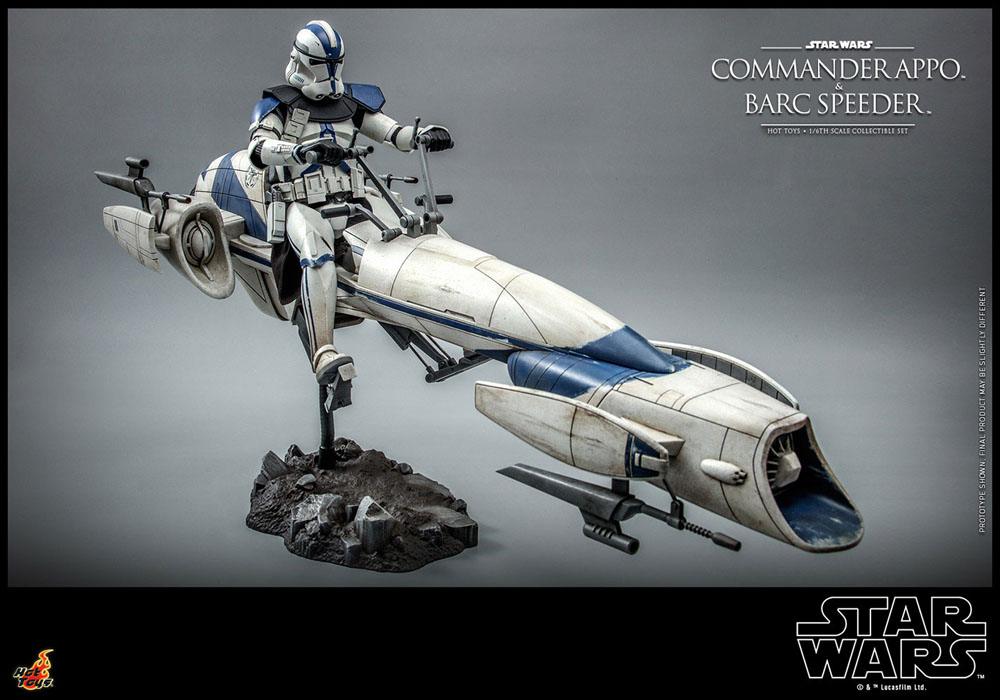 Commander Appo & BARC Speeder Star Wars The Clone Wars 1/6 Figurka 30 cm - Image 10