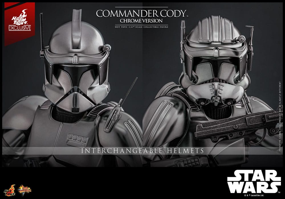 Commander Cody Chrome Version Star Wars Movie Masterpiece 1/6 Figurka 30 cm - Image 15
