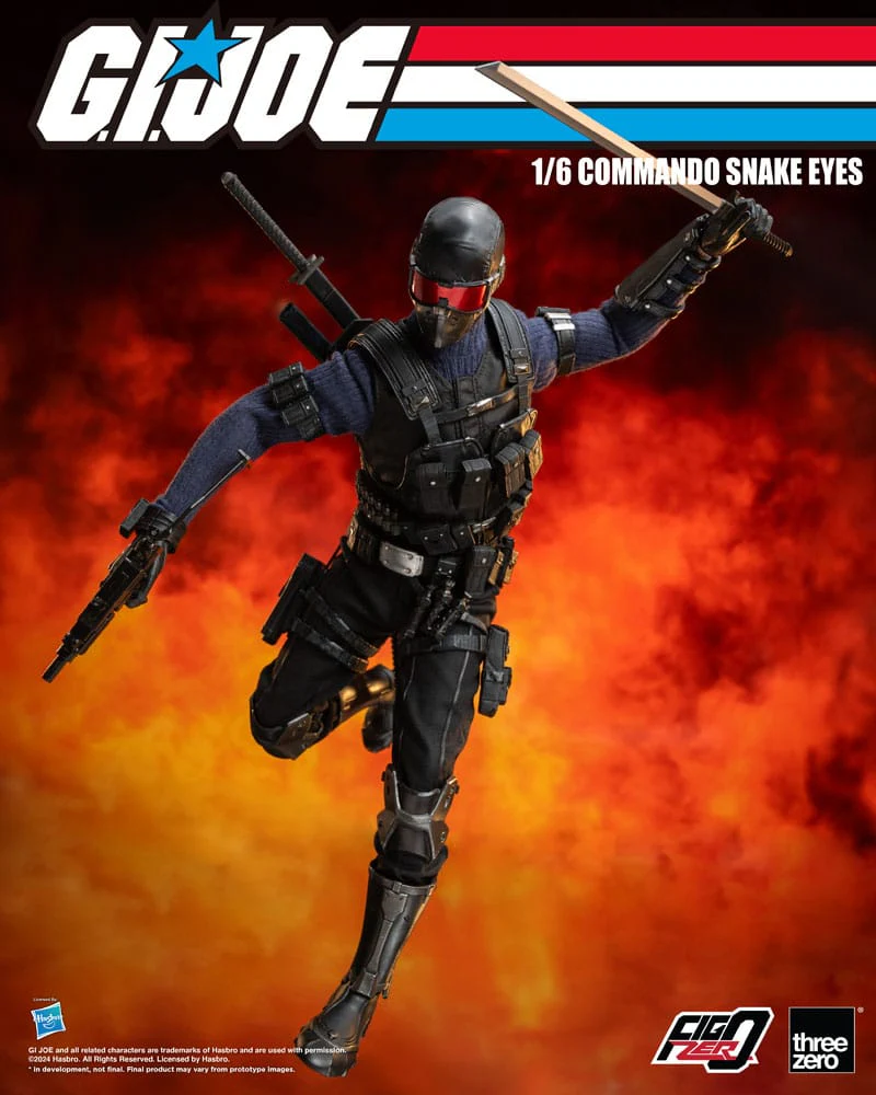 Commando Snake Eyes G.I. Joe FigZero 1/6 Figurka 30 cm - Image 12