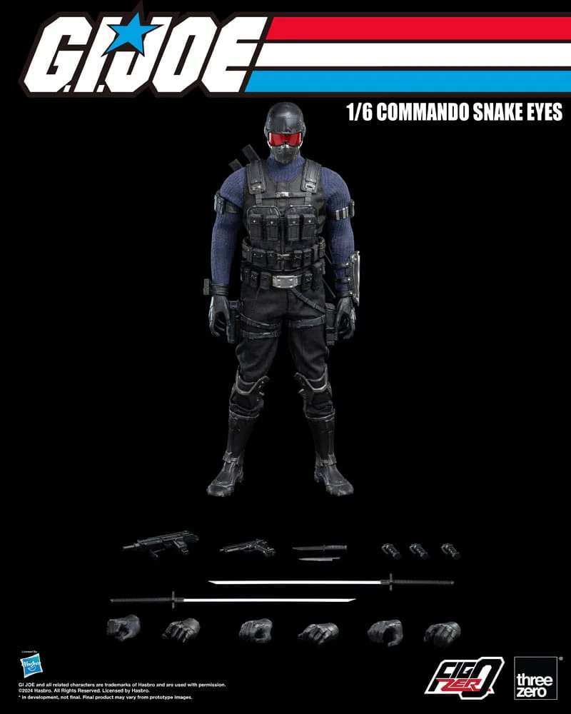 Commando Snake Eyes G.I. Joe FigZero 1/6 Figurka 30 cm - Image 2