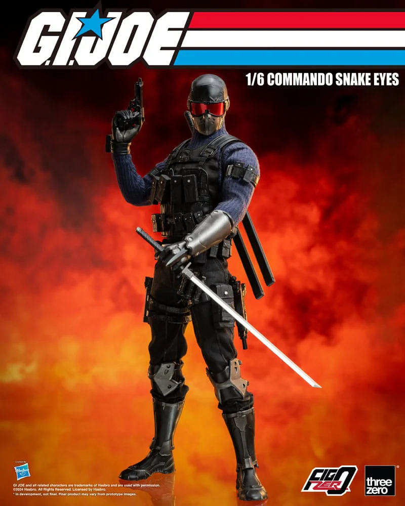 Commando Snake Eyes G.I. Joe FigZero 1/6 Figurka 30 cm - Image 7