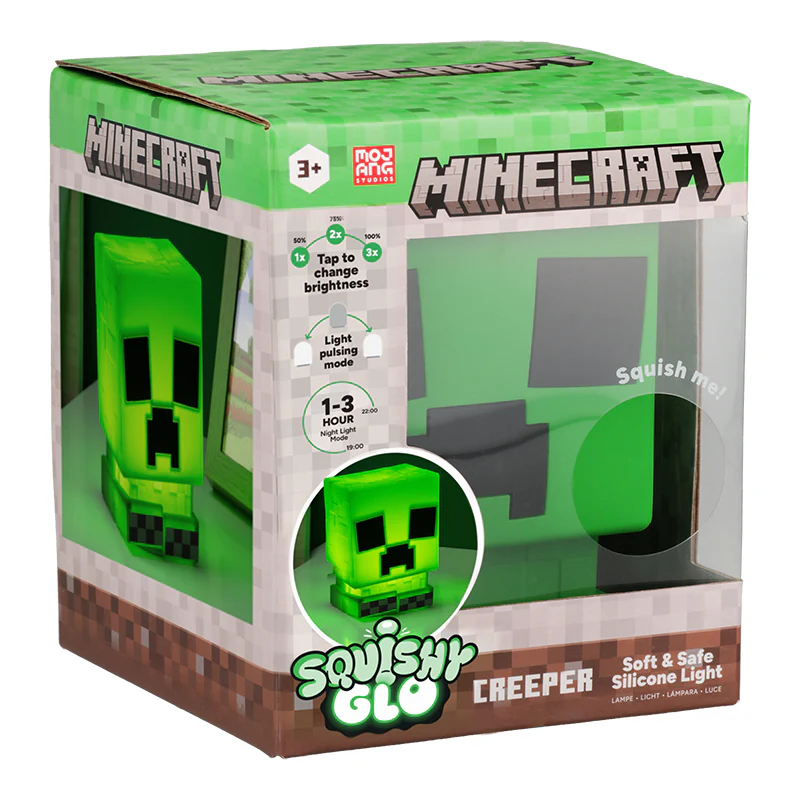 Creeper Silikonowa Lampka Z Akumulatorem Minecraft - Image 10