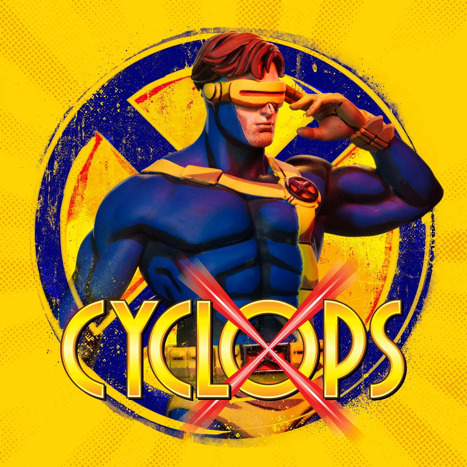 Cyclops Marvel X-Men´79 Art Scale 1/10  Figurka 22 cm - Image 9