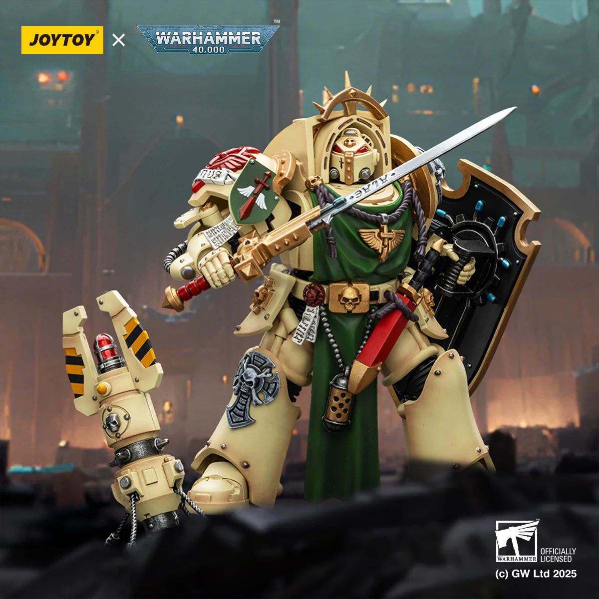 Dark Angels Deathwing Knight 1 Warhammer 40k 1/18 Figurka 14 cm - Image 11