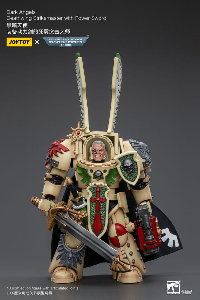 Dark Angels Deathwing Strikemaster with Power Sword Warhammer 40k 1/18 Figurka 12 cm - Image 3