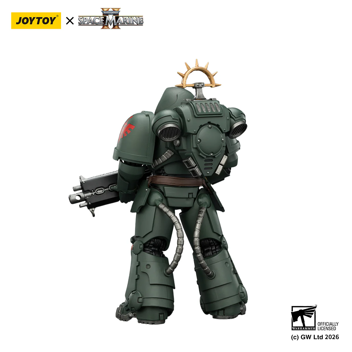 Dark Angels Heavy Intercessor Game Edition Warhammer 40k 1/18 Figurka 13 cm - Image 3
