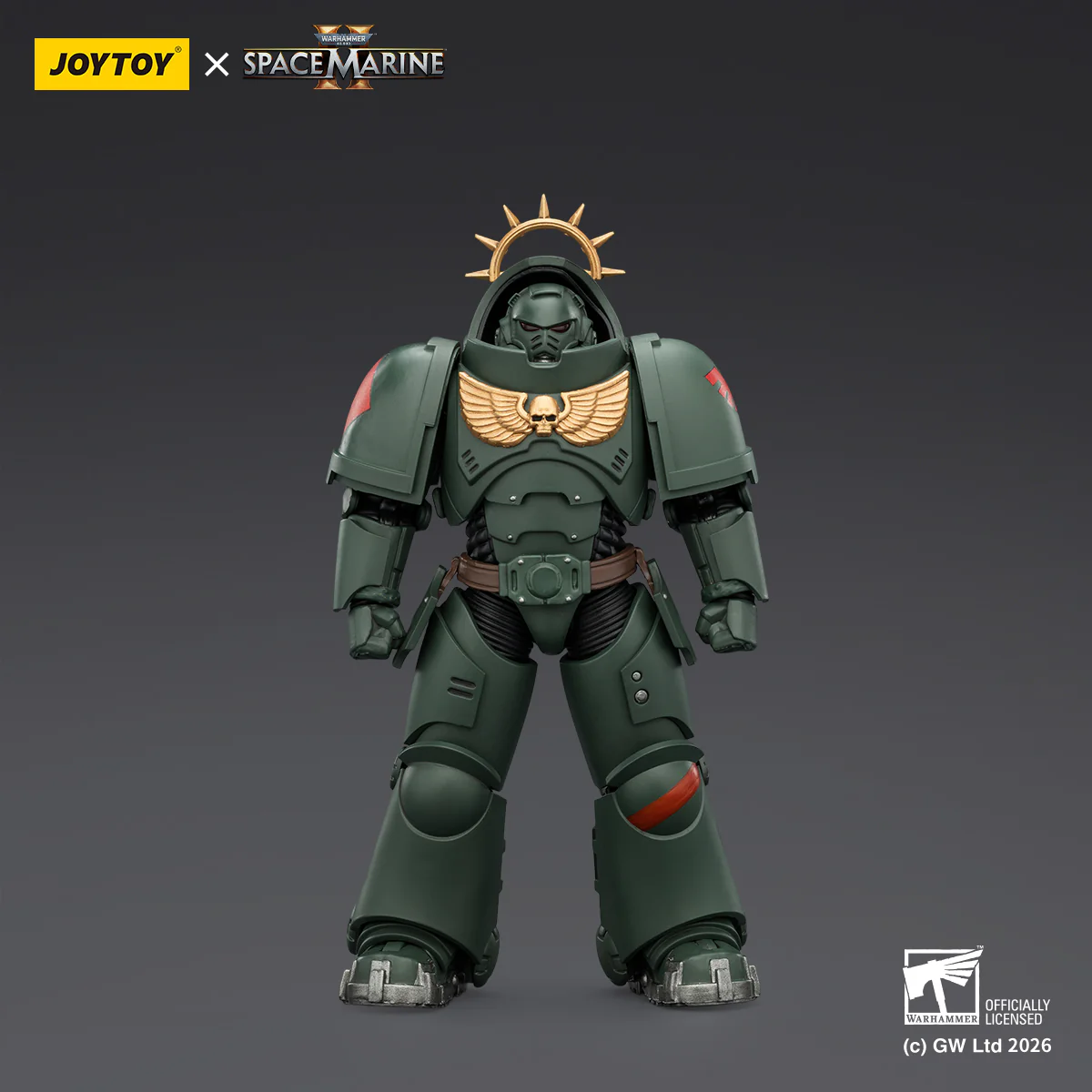 Dark Angels Heavy Intercessor Game Edition Warhammer 40k 1/18 Figurka 13 cm - Image 6