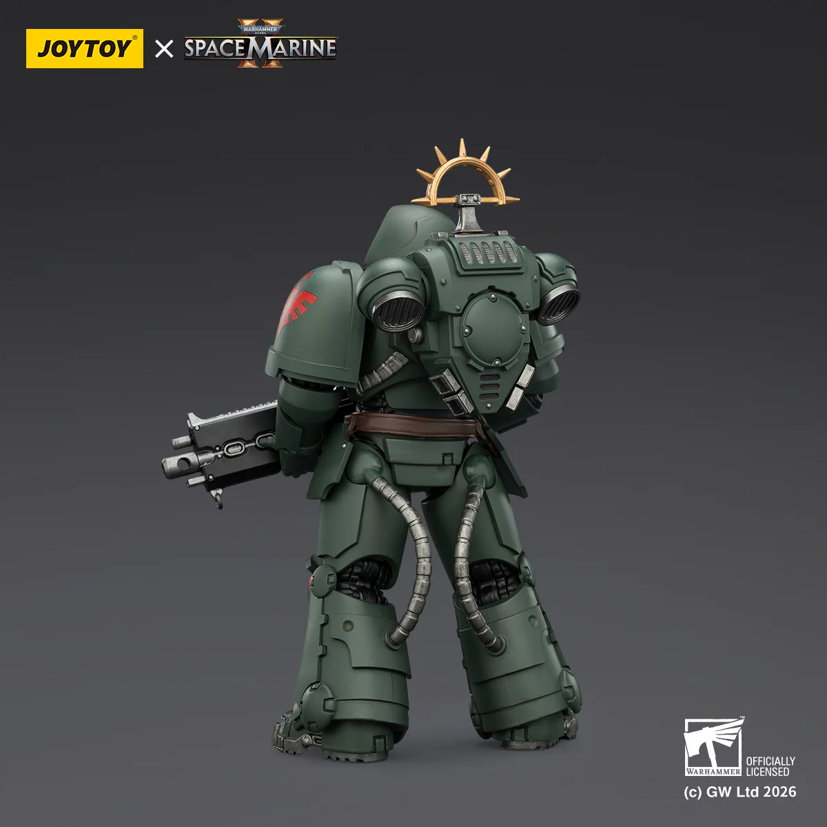 Dark Angels Heavy Intercessor Game Edition Warhammer 40k 1/18 Figurka 13 cm - Image 7