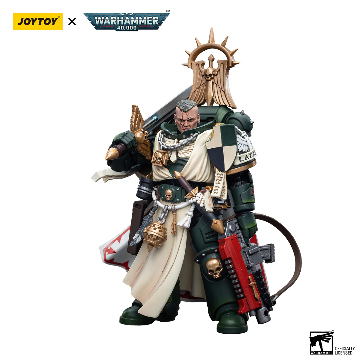 Dark Angels Master Lazarus Warhammer 40k 1/18 Figurka 12 cm - Image 3