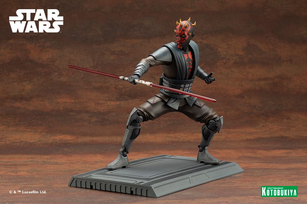 Darth Maul Star Wars The Clone Wars ARTFX 1/7 Figurka 26 cm - Image 3