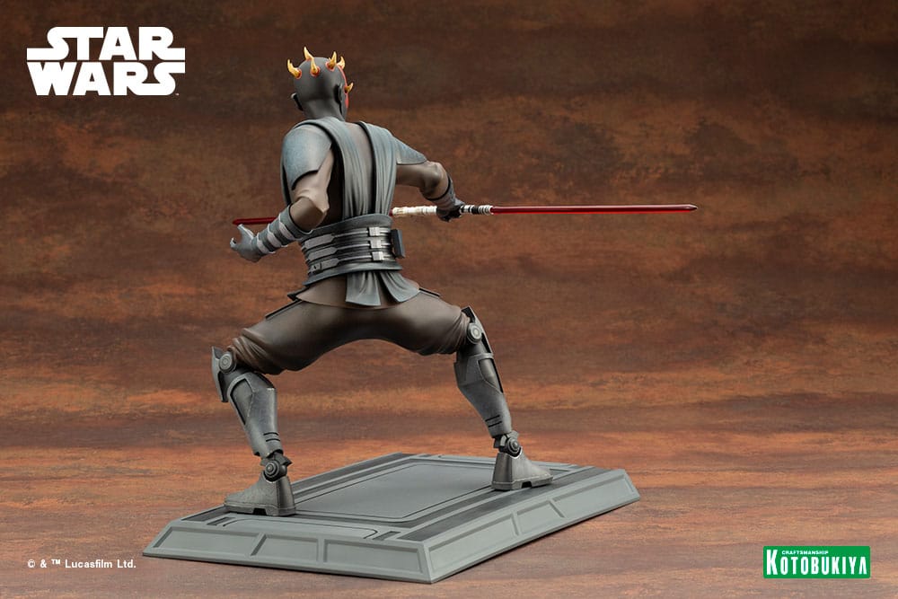 Darth Maul Star Wars The Clone Wars ARTFX 1/7 Figurka 26 cm - Image 5
