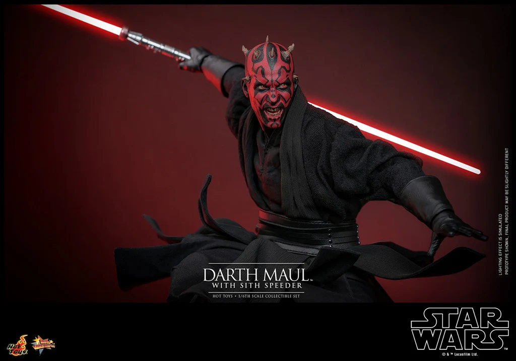 Darth Maul with Sith Speeder Star Wars: The Phantom Menace 25th Anniversary 1:6 Figurka 29 cm - Image 12
