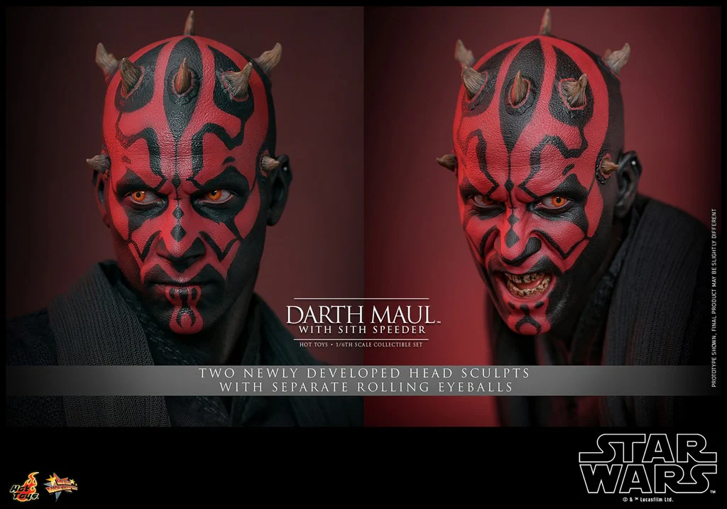 Darth Maul with Sith Speeder Star Wars: The Phantom Menace 25th Anniversary 1:6 Figurka 29 cm - Image 13