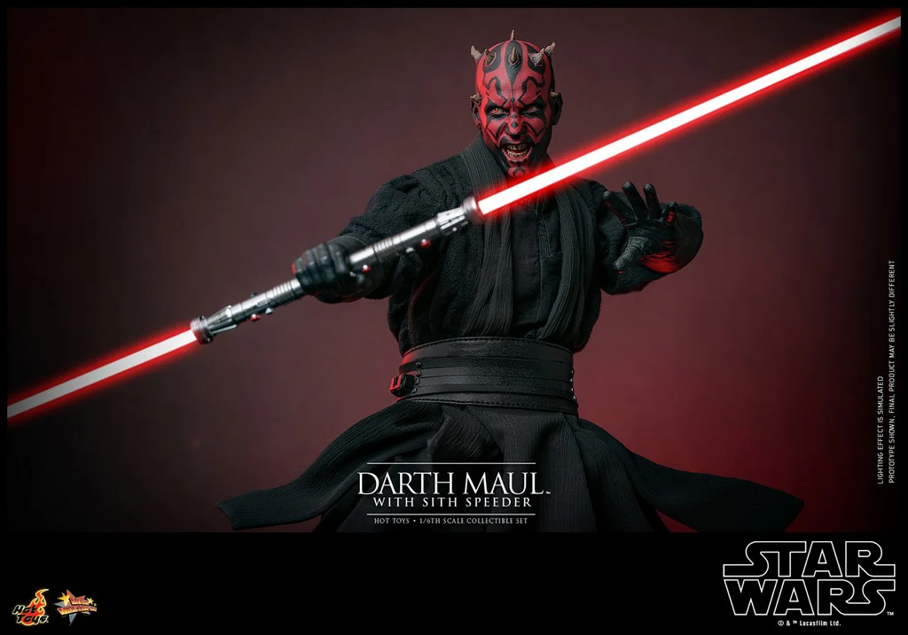 Darth Maul with Sith Speeder Star Wars: The Phantom Menace 25th Anniversary 1:6 Figurka 29 cm - Image 15