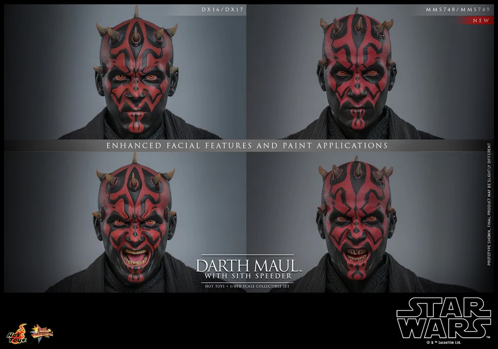 Darth Maul with Sith Speeder Star Wars: The Phantom Menace 25th Anniversary 1:6 Figurka 29 cm - Image 20
